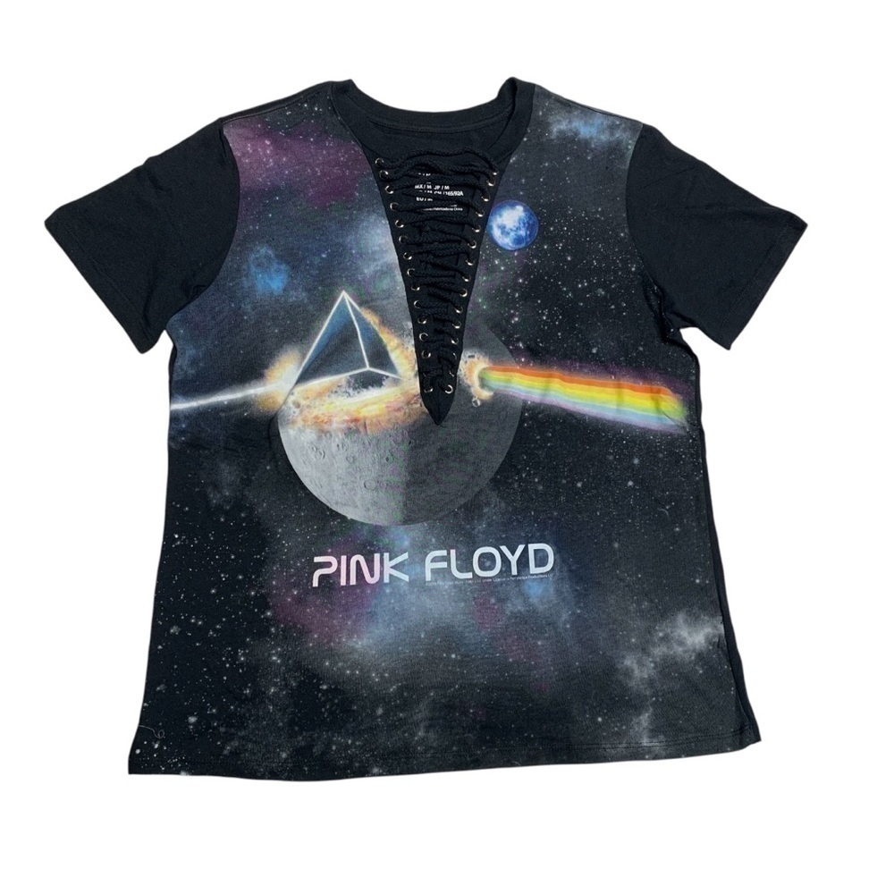 Pink Floyd men’s M lace up front tee shirt